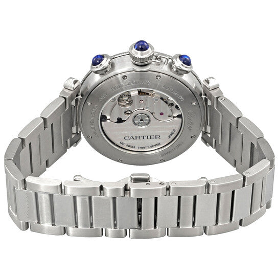 Cartier Pasha De Chronograph Automatic Silver Dial