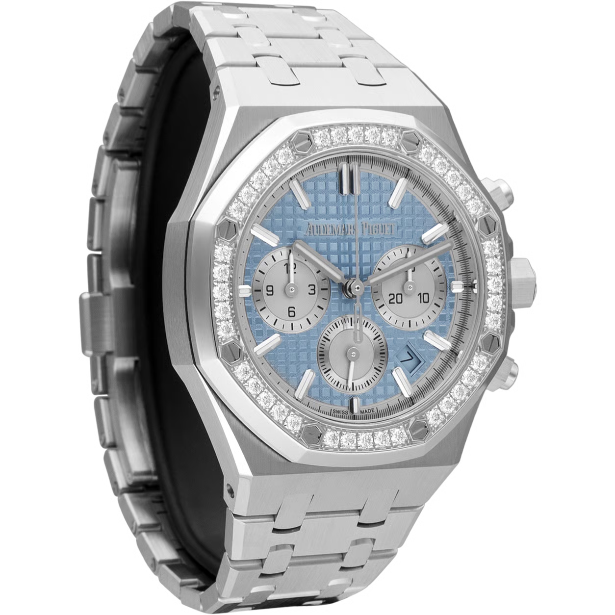 Audemars Piguet Royal Oak Chronograph Automatic Diamond Blue Dial