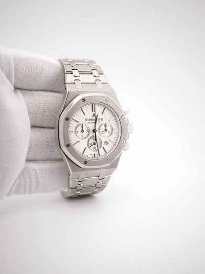 Audemars Piguet Royal Oak Chronograph White Dial