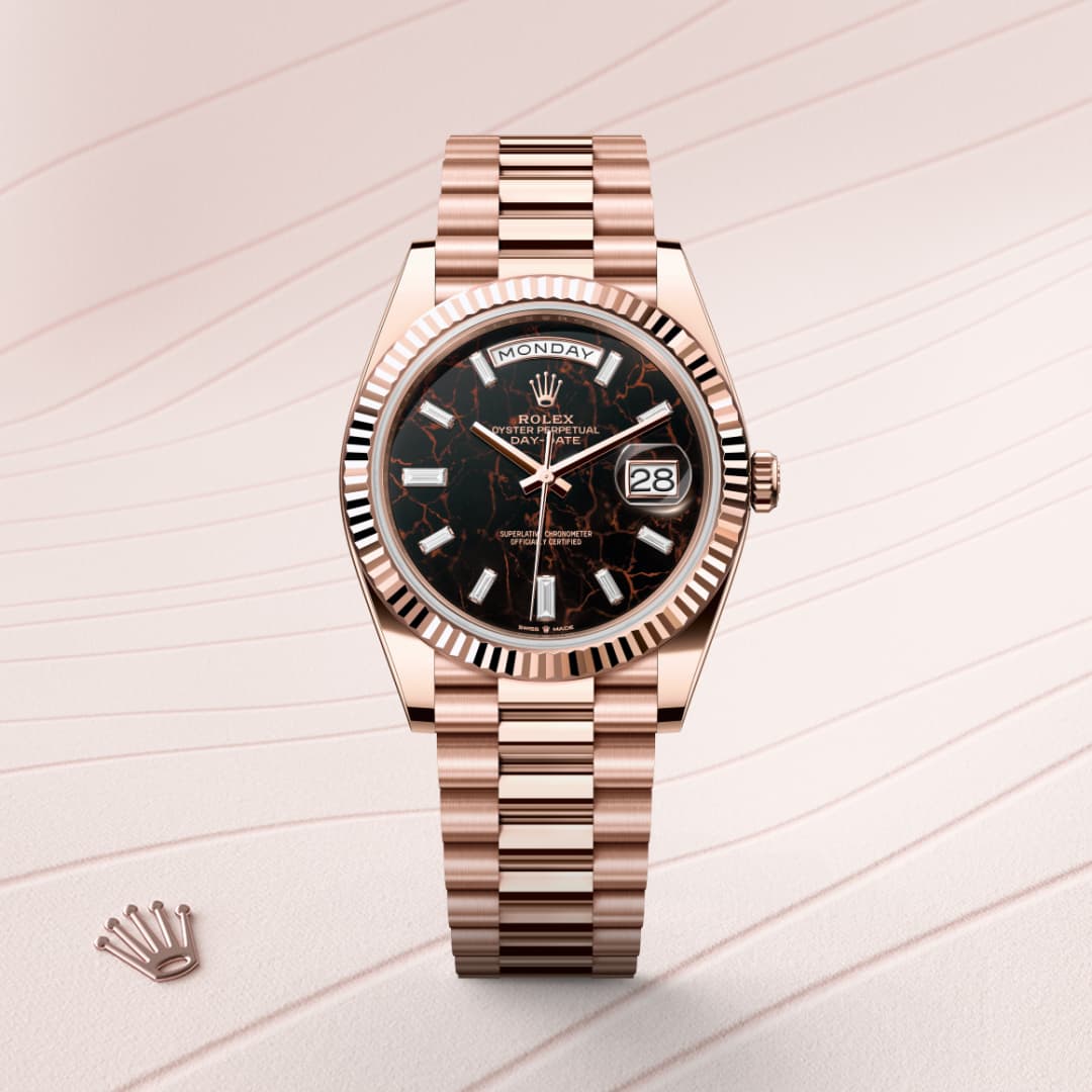 Rolex  Day-Date Everose Gold Diamond
