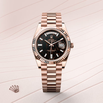 Rolex  Day-Date Everose Gold Diamond