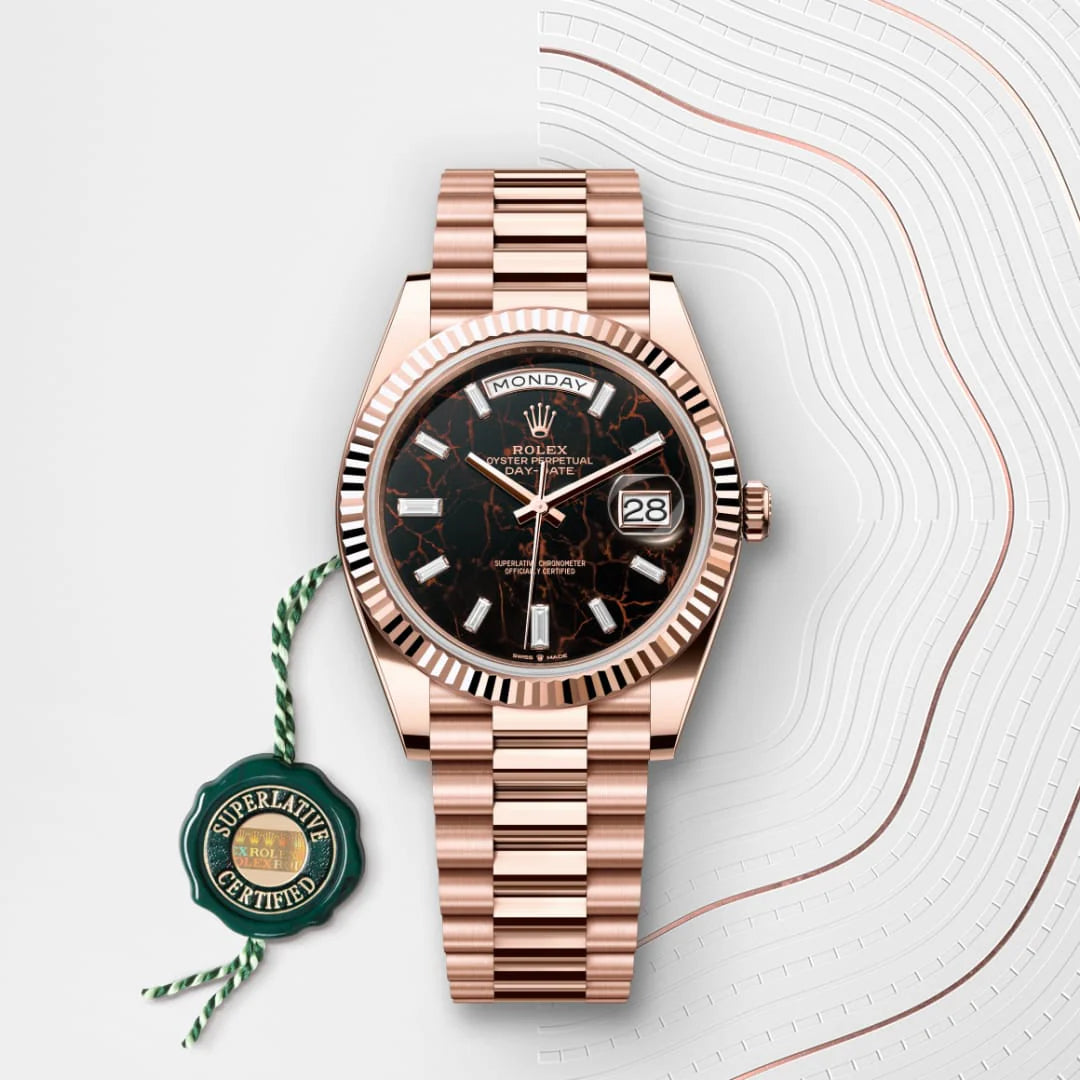 Rolex  Day-Date Everose Gold Diamond
