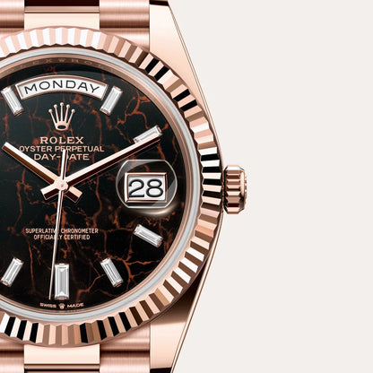 Rolex  Day-Date Everose Gold Diamond