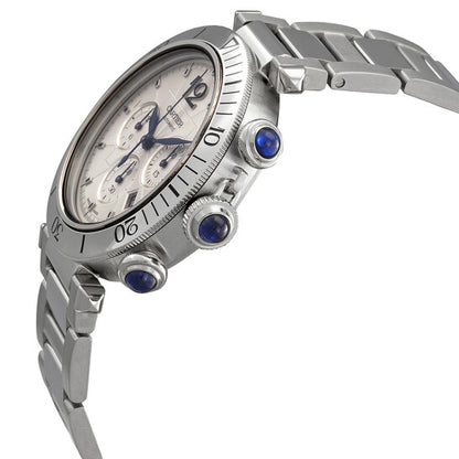 Cartier Pasha De Chronograph Automatic Silver Dial