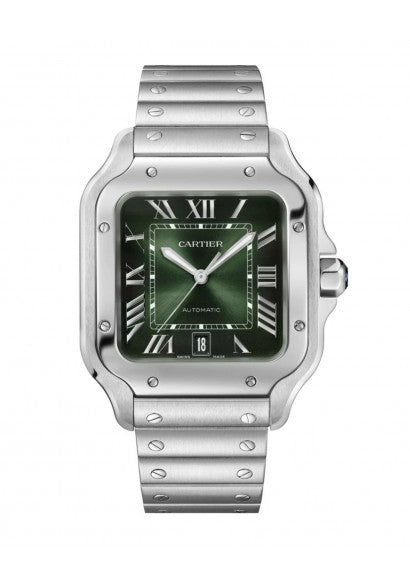 Rolex Cartier Santos GREEN