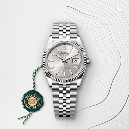 Rolex Datejust argenté