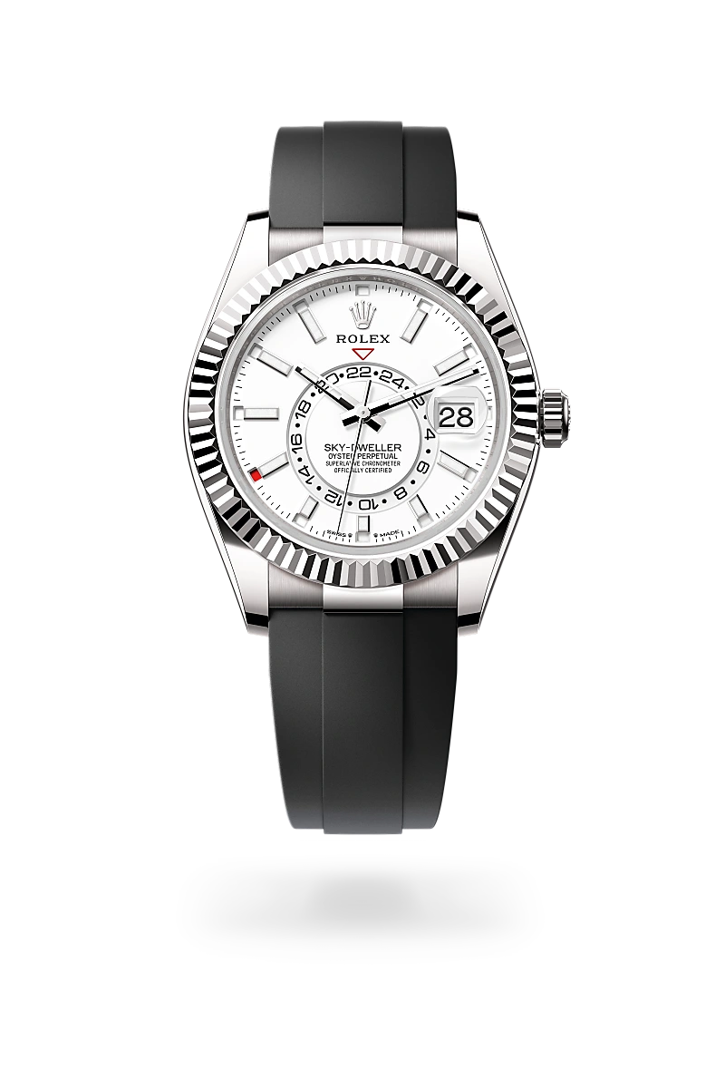Rolex  Sky-Dweller GMT Automatic Chronometer White Dial