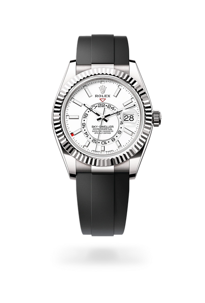 Rolex  Sky-Dweller GMT Automatic Chronometer White Dial