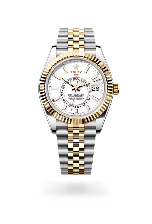 Rolex  Sky-Dweller GMT Automatic Chronometer White Dial