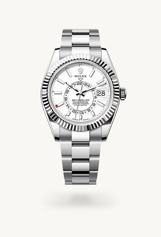 Rolex  Sky-Dweller GMT Automatic Chronometer White Dial