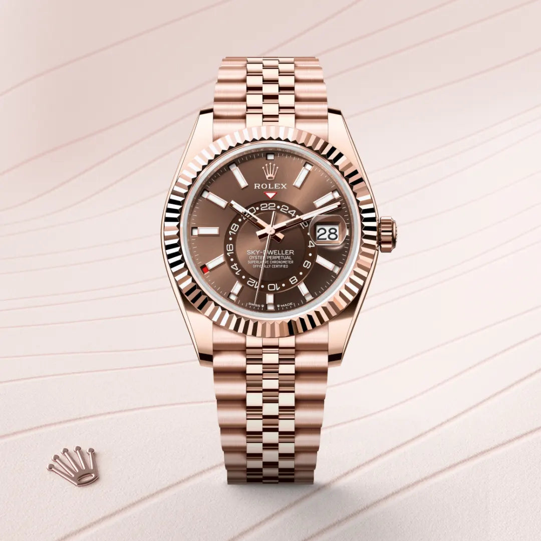 Rolex  Sky Dweller GMT Automatic Chocolate Dial