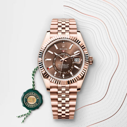 Rolex  Sky Dweller GMT Automatic Chocolate Dial