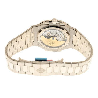 Patek Philippe  Nautilus White Gold Automatic Blue Dial