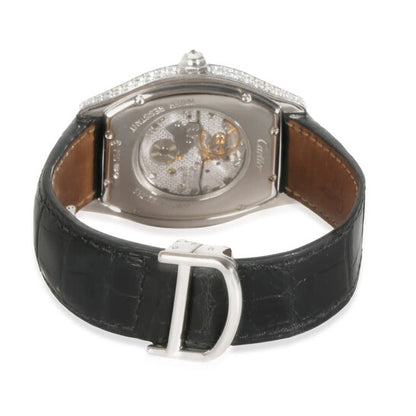 Tortue De Cartier  Diamond Silver Dial