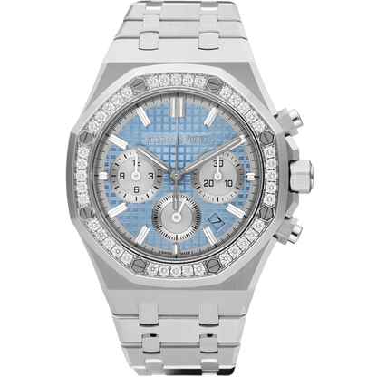 Audemars Piguet  Royal Oak Chronograph Automatic Diamond Blue Dial